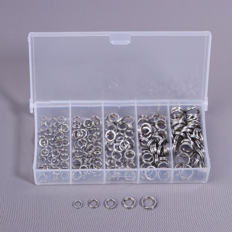 Fishing Lure Jig - Rvs O-vormige Ring Set 200 Stuks