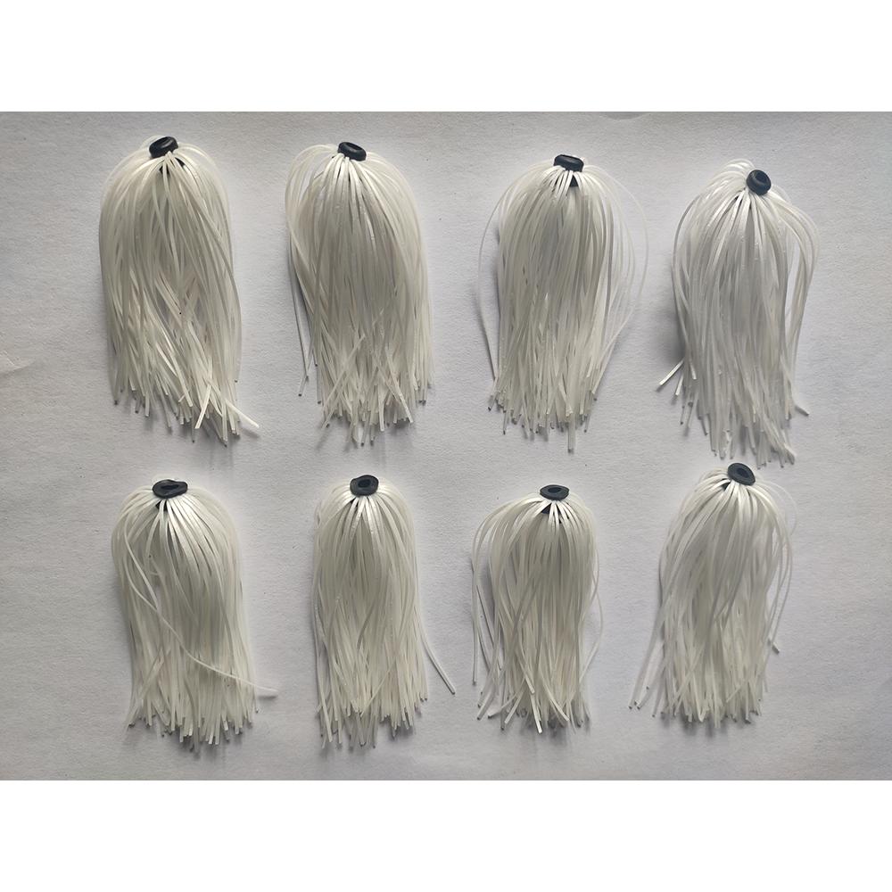 Fishing Lure Spinnerbait - 8 Bundels 50 Strengen Siliconen Jig