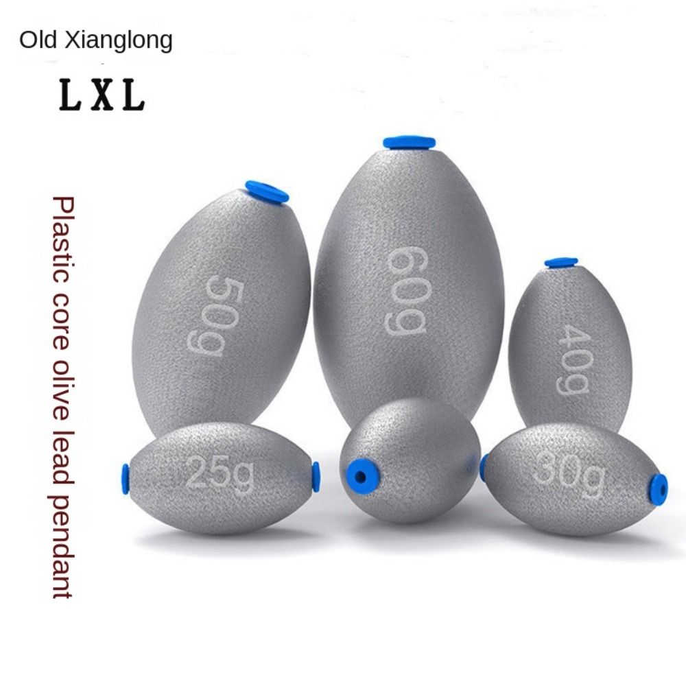 Fishing Lure Accessories - 5 Stuks Vissen Lood Olijfvormige Zinkers