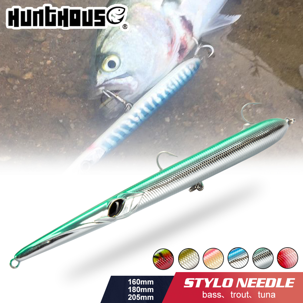Fishing Lure Spinnerbait - Hunthouse Naaldvormig Kunstvis Aas Lange Werp