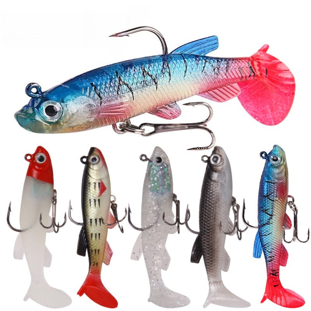 Fishing Lure Popper - 1pcs 5pcs 8.5cm 13g Zacht Aas
