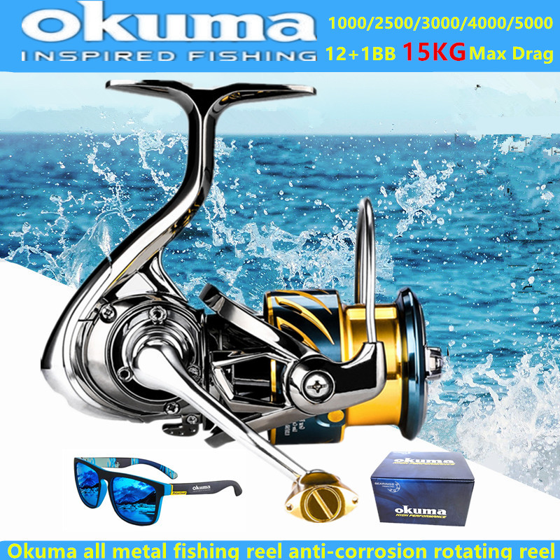 Okuma Volledig Metalen Visseri - Daiwa Reel Bg recensie en prijs