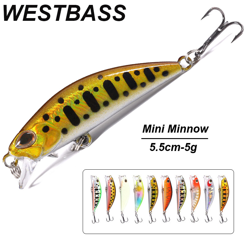Westbass 1PX Micro Minnow Lokk - Fishing Lure Jerkbait recensie en prijs
