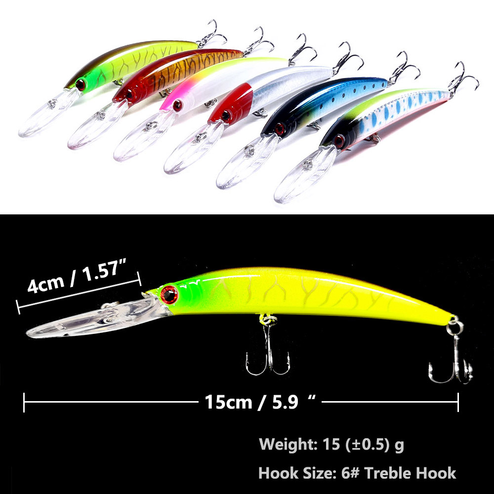 1PCS 15cm 15g Diep Duiken Jerk - Fishing Lure Spinnerbait recensie en prijs