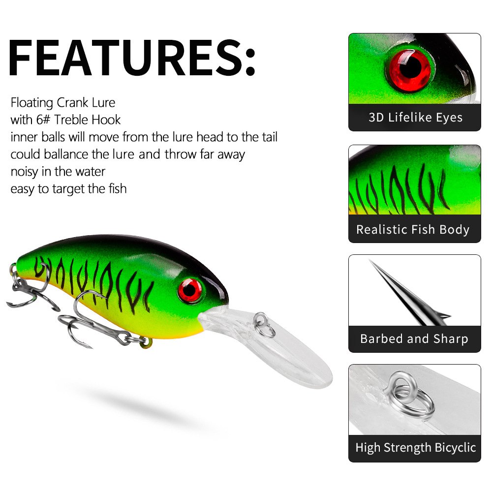 1Pcs Crankbait Vissen Lokt Zee - Fishing Lure Jerkbait recensie en prijs
