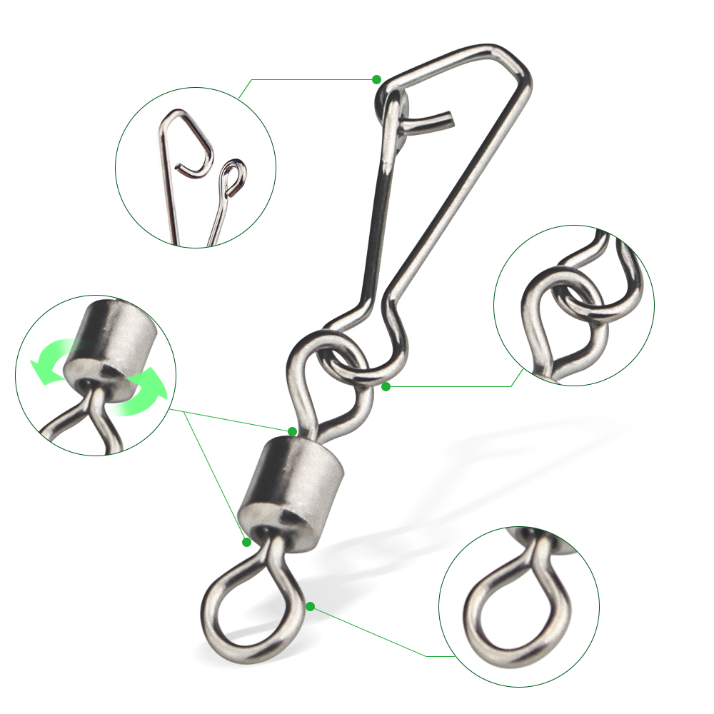 DNDYUJU 30PCS Vislokconnector  - Fishing Lure Accessories recensie en prijs