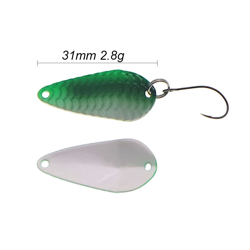 Vissen Forel Lepel Enkele Haak - Fishing Lure Spinner recensie en prijs