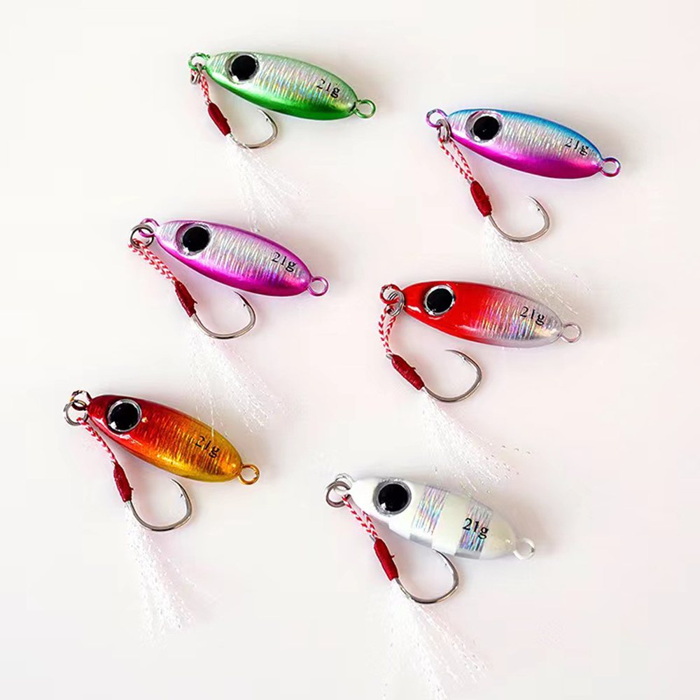 6pcs Micro Metalen Jigging Vis - Fishing Lure Soft Plastic recensie en prijs