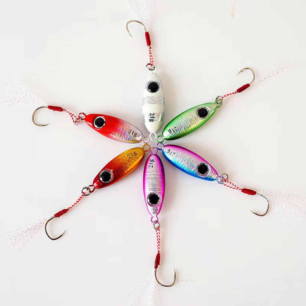6pcs Micro Metalen Jigging Vis - Fishing Lure Soft Plastic recensie en prijs
