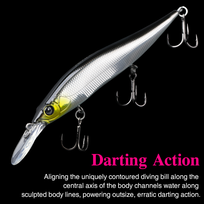 TSURINOYA Suspend Minnow AUROR - Fishing Lure Spinnerbait recensie en prijs