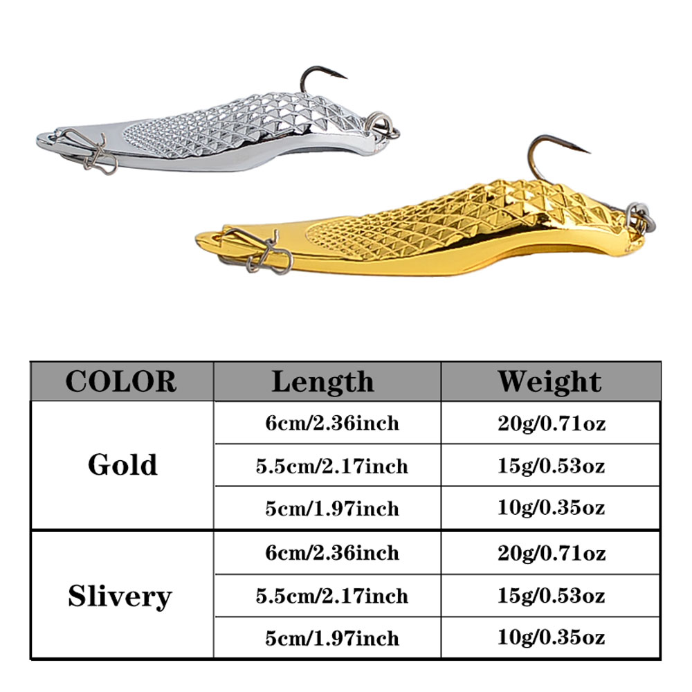 6 STKS Metalen Spinners Lokt m - Fishing Lure Spinner recensie en prijs