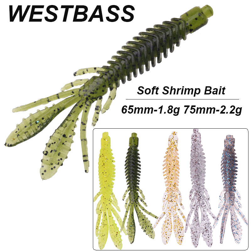 Westbass 5Pcs Zachte Larve Bai - Fishing Lure Soft Plastic recensie en prijs