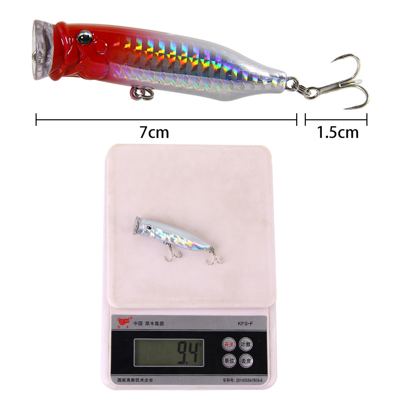 5 Stuks Topwater Popper Vissen - Fishing Lure Popper recensie en prijs