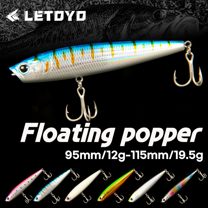LETOYO 12g/19.5g Drijvende Pop - Fishing Lure Popper recensie en prijs